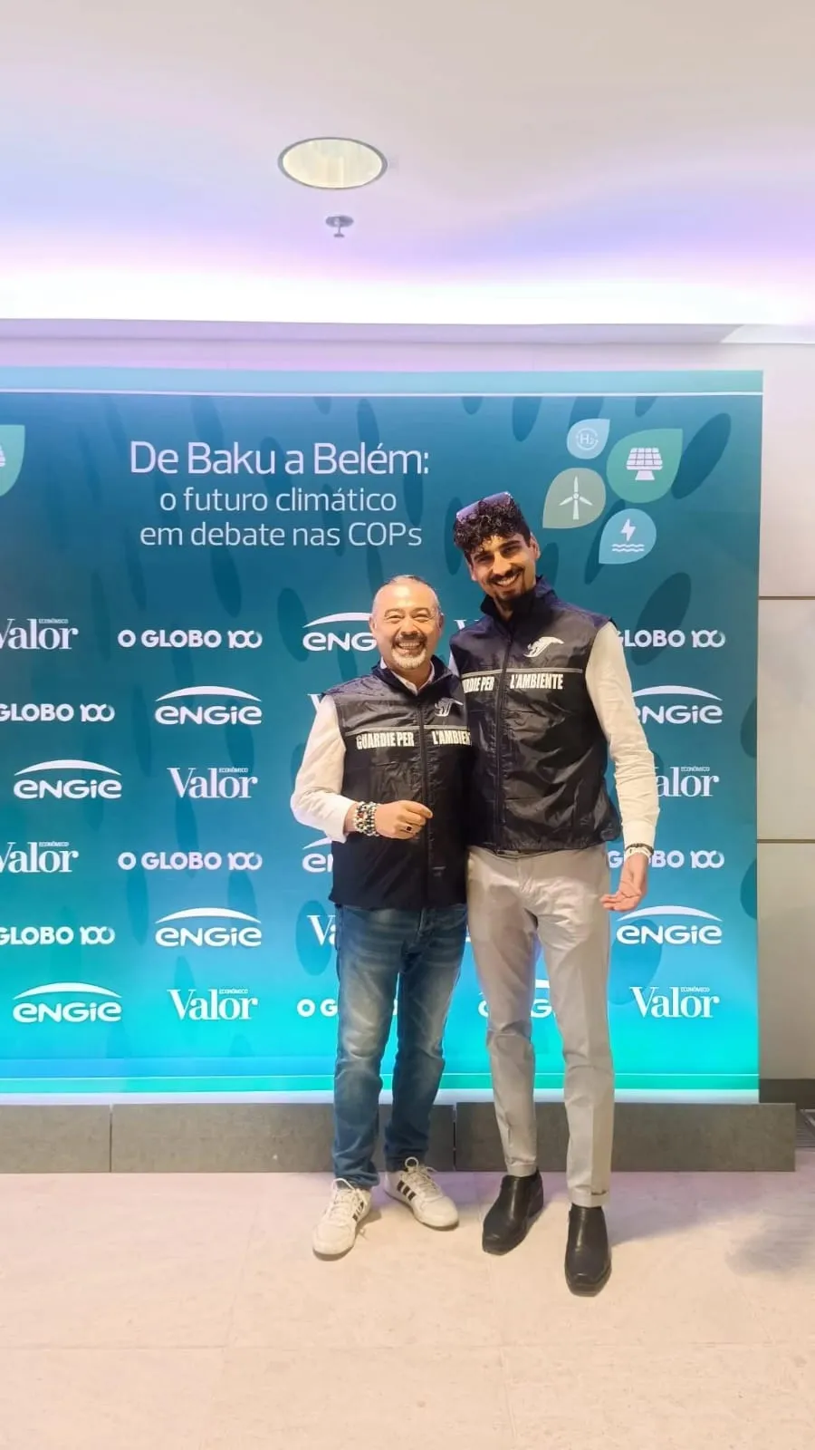 Igor Carvalho com a comunidade